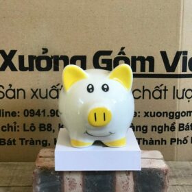 Heo đất in logo MSD size nhỏ màu vàng XG-HĐ05