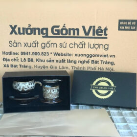 Phin pha cà phê in logo THE GRAND CAFÉ men đen hỏa biến XG-LS74