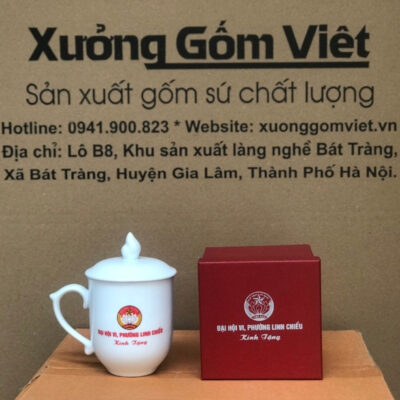 coc-su-in-logo-Dai-hoi-VI-phuong-Linh-Chieu-dang-bau-co-nap-mau-trang-1